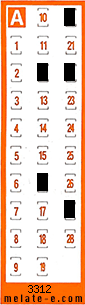 Volante ganador del sorteo 3312 de Chispazo
