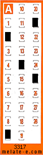 Volante ganador del sorteo 3317 de Chispazo