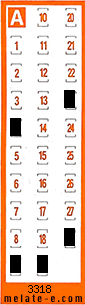 Volante ganador del sorteo 3318 de Chispazo
