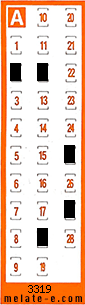 Volante ganador del sorteo 3319 de Chispazo