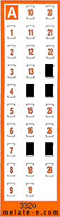 Volante ganador del sorteo 3320 de Chispazo