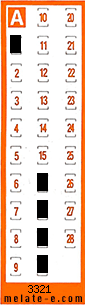 Volante ganador del sorteo 3321 de Chispazo
