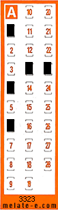 Volante ganador del sorteo 3323 de Chispazo