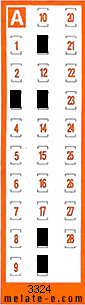Volante ganador del sorteo 3324 de Chispazo
