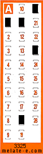 Volante ganador del sorteo 3325 de Chispazo