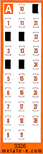 Volante ganador del sorteo 3326 de Chispazo