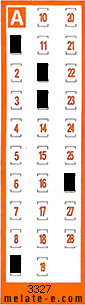 Volante ganador del sorteo 3327 de Chispazo
