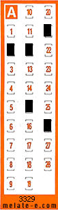 Volante ganador del sorteo 3329 de Chispazo