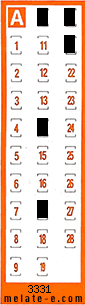 Volante ganador del sorteo 3331 de Chispazo