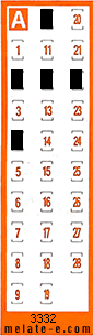 Volante ganador del sorteo 3332 de Chispazo
