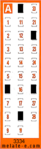 Volante ganador del sorteo 3334 de Chispazo
