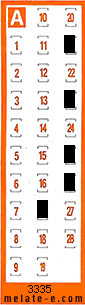 Volante ganador del sorteo 3335 de Chispazo