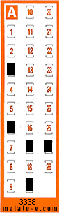 Volante ganador del sorteo 3338 de Chispazo
