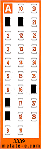 Volante ganador del sorteo 3339 de Chispazo