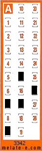 Volante ganador del sorteo 3342 de Chispazo