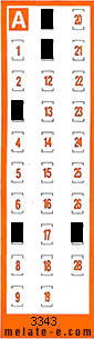 Volante ganador del sorteo 3343 de Chispazo