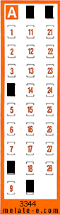 Volante ganador del sorteo 3344 de Chispazo