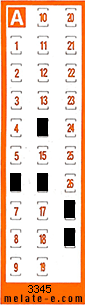 Volante ganador del sorteo 3345 de Chispazo