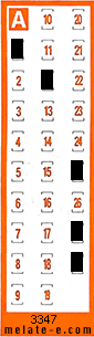 Volante ganador del sorteo 3347 de Chispazo