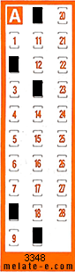 Volante ganador del sorteo 3348 de Chispazo