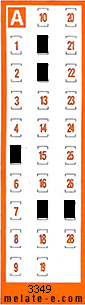Volante ganador del sorteo 3349 de Chispazo