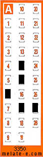 Volante ganador del sorteo 3350 de Chispazo