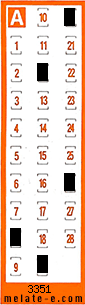Volante ganador del sorteo 3351 de Chispazo