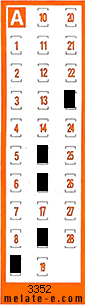 Volante ganador del sorteo 3352 de Chispazo