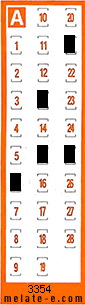Volante ganador del sorteo 3354 de Chispazo