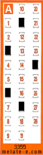 Volante ganador del sorteo 3355 de Chispazo