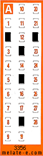 Volante ganador del sorteo 3356 de Chispazo