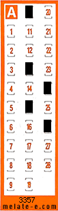 Volante ganador del sorteo 3357 de Chispazo