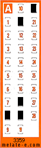 Volante ganador del sorteo 3359 de Chispazo
