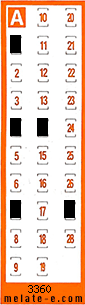 Volante ganador del sorteo 3360 de Chispazo
