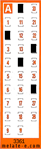 Volante ganador del sorteo 3361 de Chispazo