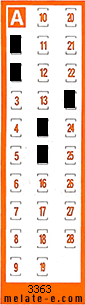 Volante ganador del sorteo 3363 de Chispazo