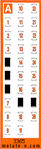 Volante ganador del sorteo 3365 de Chispazo