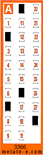 Volante ganador del sorteo 3366 de Chispazo