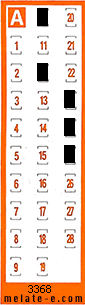 Volante ganador del sorteo 3368 de Chispazo