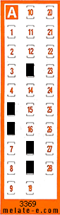Volante ganador del sorteo 3369 de Chispazo