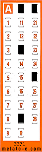 Volante ganador del sorteo 3371 de Chispazo