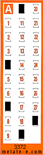 Volante ganador del sorteo 3372 de Chispazo