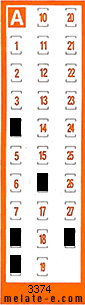 Volante ganador del sorteo 3374 de Chispazo