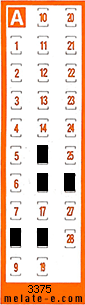 Volante ganador del sorteo 3375 de Chispazo
