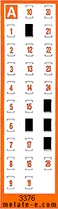 Volante ganador del sorteo 3376 de Chispazo