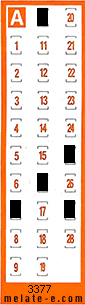 Volante ganador del sorteo 3377 de Chispazo