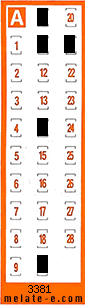 Volante ganador del sorteo 3381 de Chispazo