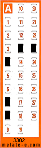 Volante ganador del sorteo 3382 de Chispazo