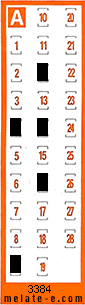 Volante ganador del sorteo 3384 de Chispazo