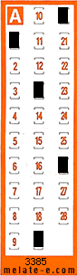 Volante ganador del sorteo 3385 de Chispazo